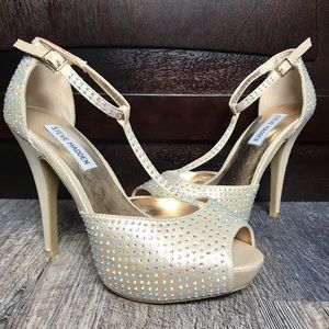 Steve Madden Gold Heels